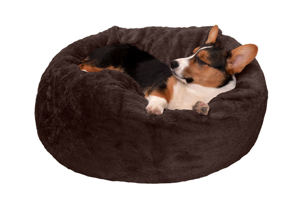 Plush Ball Dog Bed