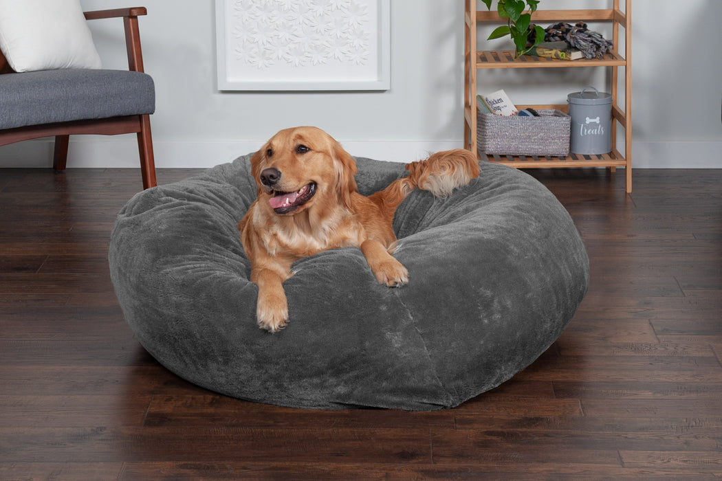 Plush Ball Dog Bed